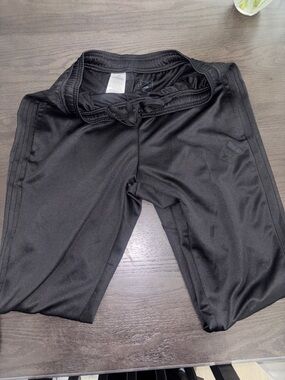 adidas Black Performance Shorts with Drawstring